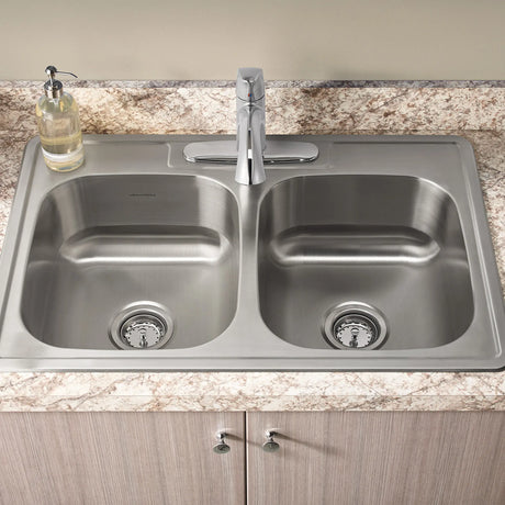 COLONY 33X22 ADA TPMT DB 20G SINK KIT 3H