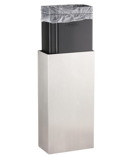 Surface-Mounted Waste Receptacle
